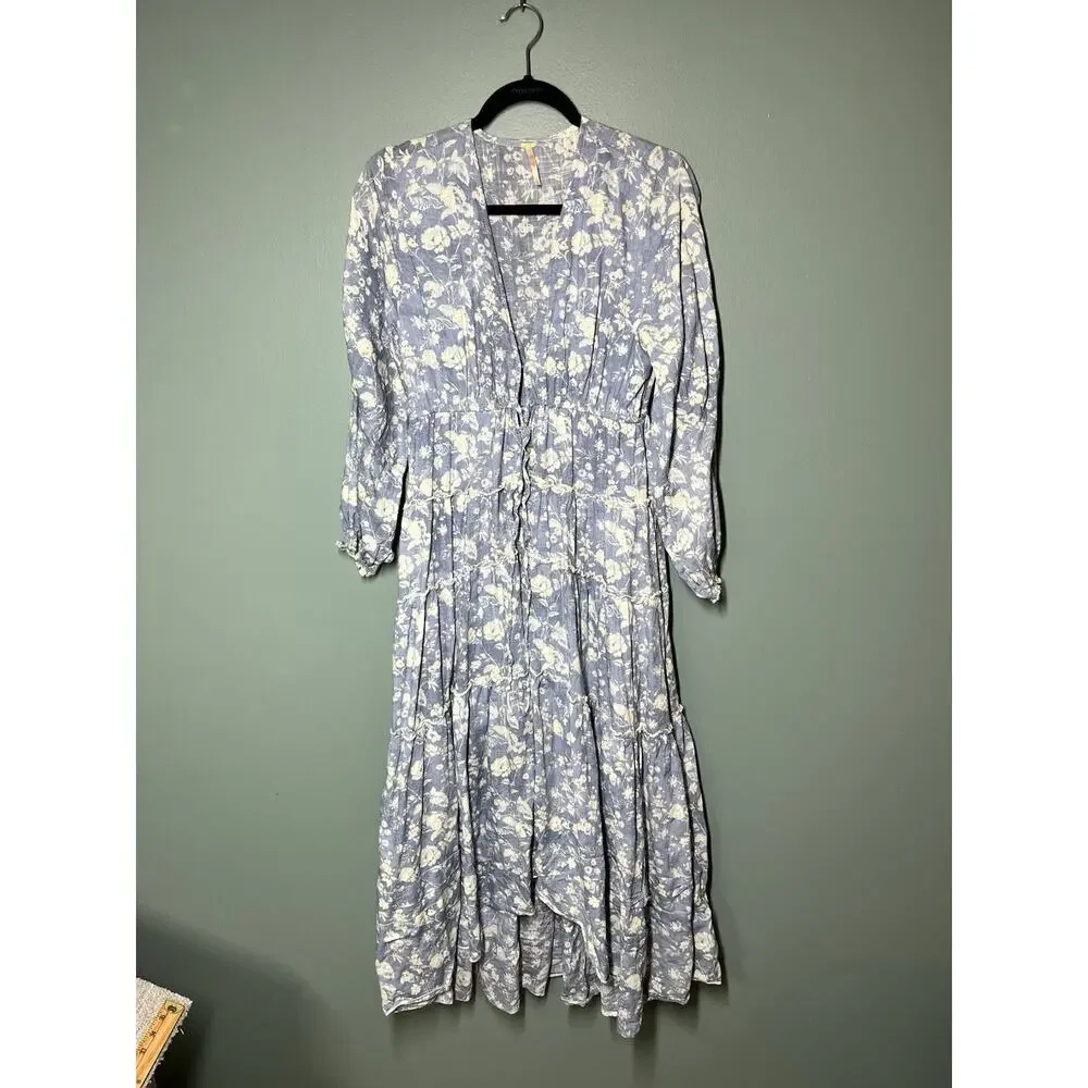 Free People Pappiet Midi Dress Women Size Large
